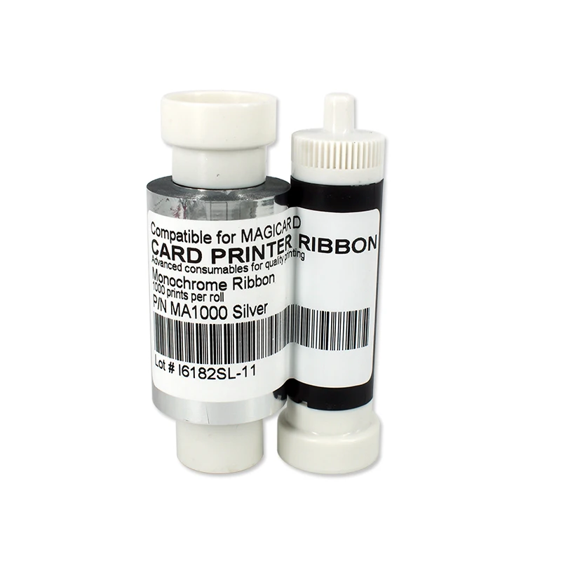 Printer Ribbon Silver Ribbon 1000prints use For Magicard MA1000K , Magicard Pronto Enduro3E Rio Pro Card Printer
Printer Ribbon Silver Ribbon 1000prints use For Magicard MA1000K , Magicard Pronto Enduro3E Rio Pro Card Printer