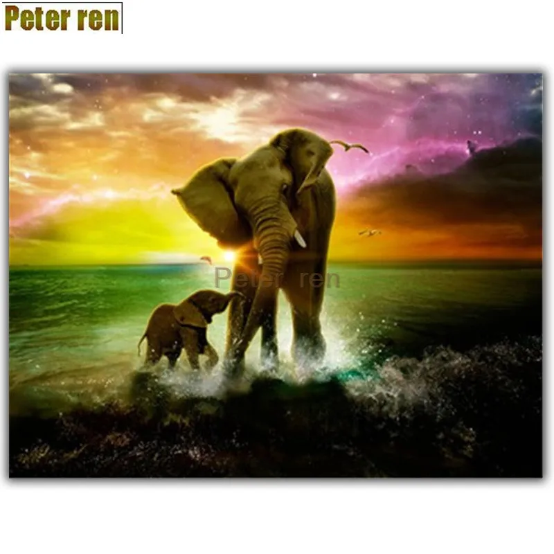 Peter ren diamond painting cross stitch Craft artwork Diy 5d round diamond Mosaic Full embroidery Bathing elephant baby elephant
Peter ren diamond painting cross stitch Craft artwork Diy 5d round diamond Mosaic Full embroidery Bathing elephant baby elephant