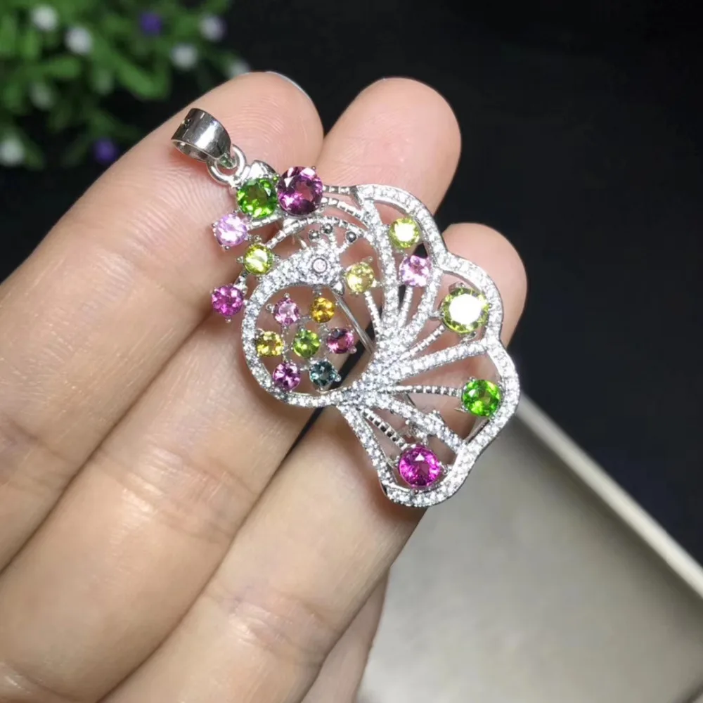 natural Multicolor tourmaline Elegant Peacock wings brooch Pendant natural gemstone brooch S925 silver women girl gift jewelry
natural Multicolor tourmaline Elegant Peacock wings brooch Pendant natural gemstone brooch S925 silver women girl gift jewelry