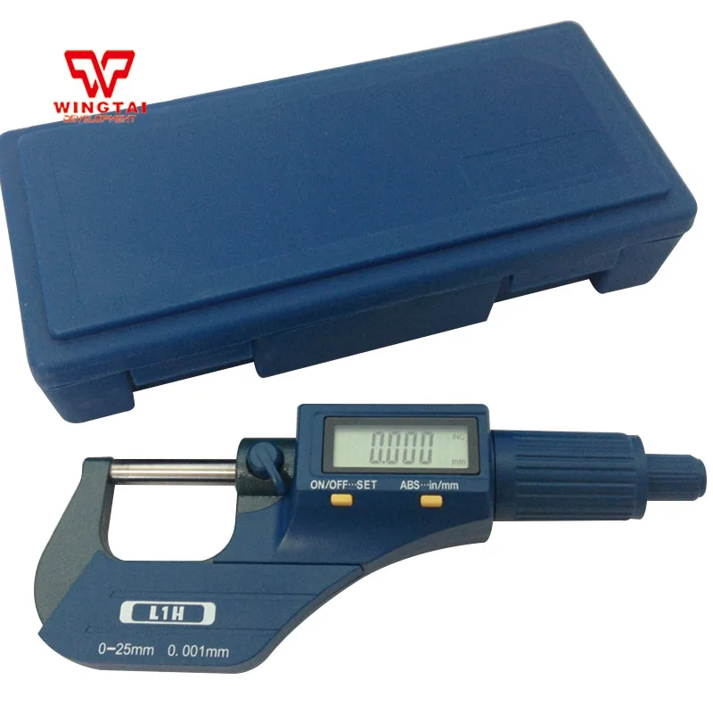 0-25mm 0.001mm XC04 Digital Micrometer Caliper Thickness Gauge Electronic Micrometer
0-25mm 0.001mm XC04 Digital Micrometer Caliper Thickness Gauge Electronic Micrometer