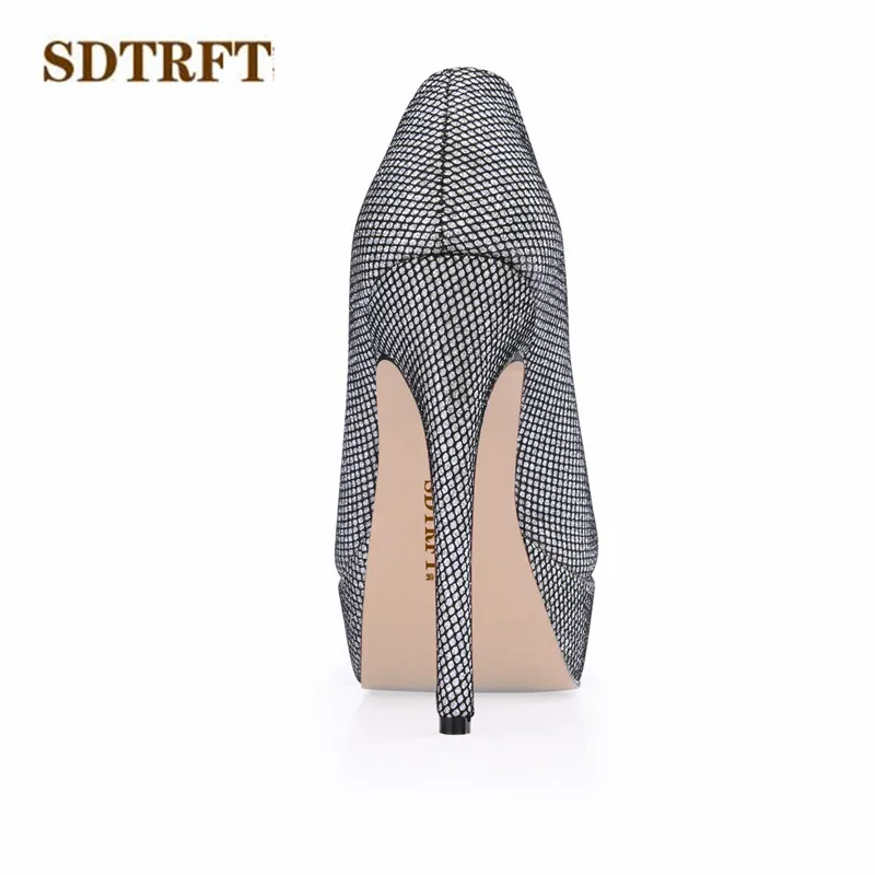 SDTRFT Stilettos Fashion botas mujer 14cm thin heels Ankle martin boots Round Toe shoes Woman Party Bling platforms pumps
SDTRFT Stilettos Fashion botas mujer 14cm thin heels Ankle martin boots Round Toe shoes Woman Party Bling platforms pumps