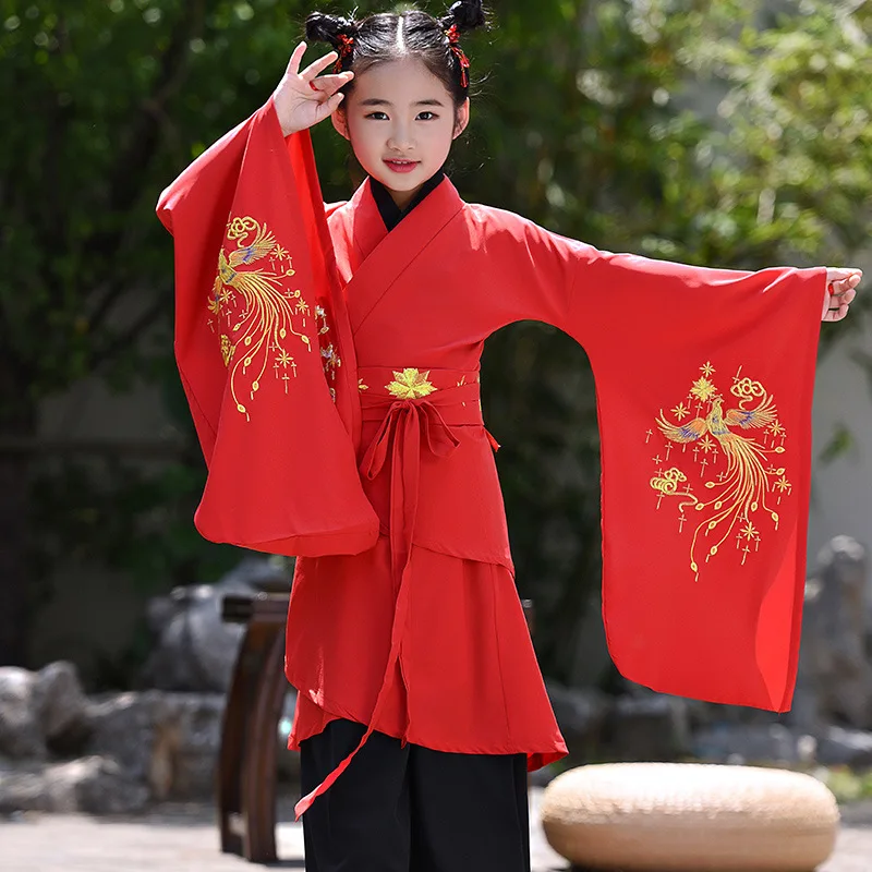 Классическое детское платье принцессы ханьфу старой династии Тан для девочек