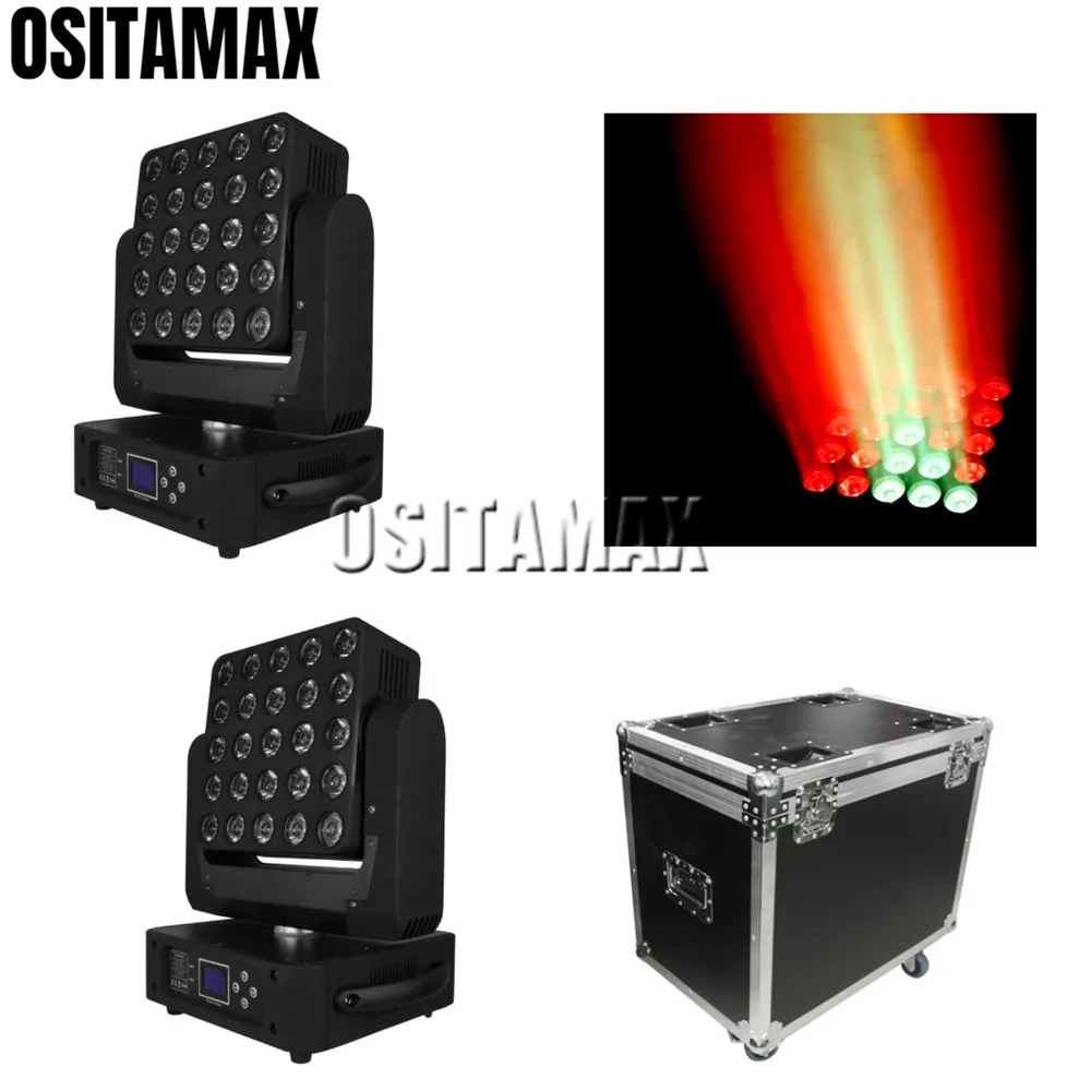 OSITAMAX A 2 шт. светодиодная матрица для слепящего луча движущаяся головка 25x10 Вт +
