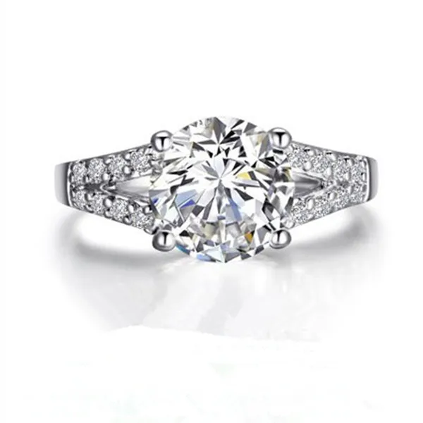Stunning 2Ct Moissantie Ring Solid 18K White Gold Ring for Women Engagement Wedding Semi Mount Setting Micro pave with real tiny
Stunning 2Ct Moissantie Ring Solid 18K White Gold Ring for Women Engagement Wedding Semi Mount Setting Micro pave with real tiny