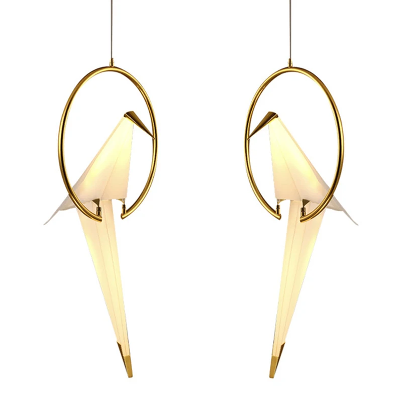 Modern Bird Lamp Paper Crane Metal Chandelier Restaurant Living Room Dining Room Kid's Room LED Bird Design Pendant Lamp
Modern Bird Lamp Paper Crane Metal Chandelier Restaurant Living Room Dining Room Kid's Room LED Bird Design Pendant Lamp