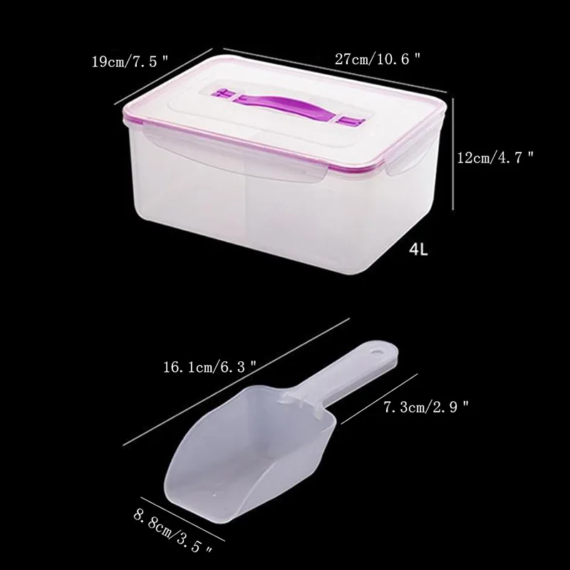Plastic Transparent Storage Box Container And Multi-Function Home Kitchen Refrigerator Grain Cereal Sealed Fresh Storage Boxes
Plastic Transparent Storage Box Container And Multi-Function Home Kitchen Refrigerator Grain Cereal Sealed Fresh Storage Boxes