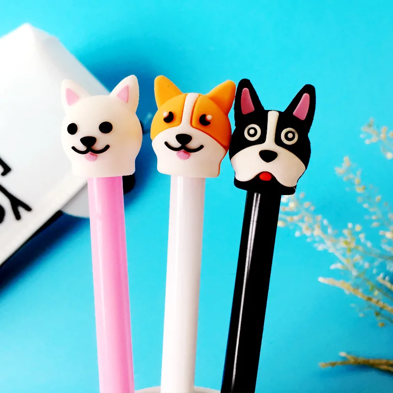 3 шт./лот милая собака с черными чернилами гелевая ручка Kawaii качественных ручек школьные канцелярские поставщиков ручка подарки для детей
3 шт./лот милая собака с черными чернилами гелевая ручка Kawaii качественных ручек школьные канцелярские поставщиков ручка подарки для детей