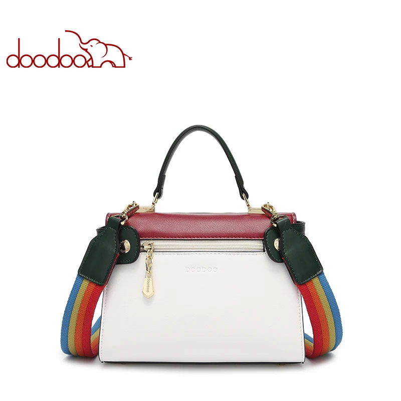 DOODOO Brand Women Handbags Women Fashion PU Leather Women Bags Handbag Women Shoulder Bags Rainbow Strap D7522
DOODOO Brand Women Handbags Women Fashion PU Leather Women Bags Handbag Women Shoulder Bags Rainbow Strap D7522