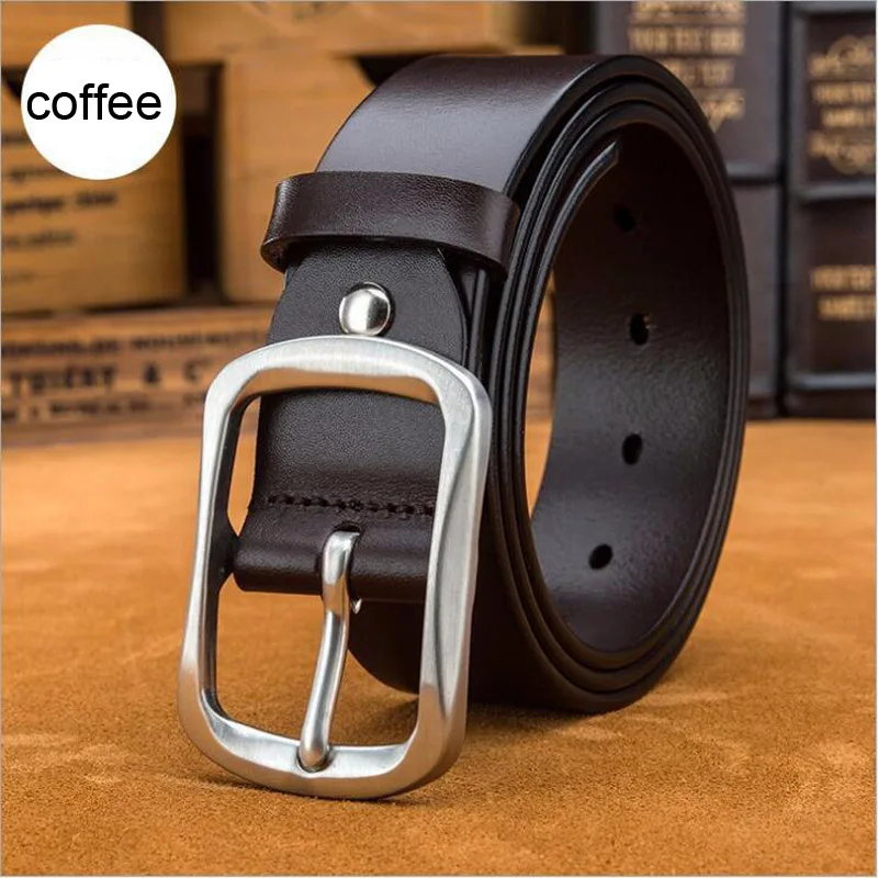 Stainless Steel Buckle Men Genuine Leather Belt Fashion Jeans Belt Male Cowskin Strap Cowboy Quality Guarantee XKS031
Stainless Steel Buckle Men Genuine Leather Belt Fashion Jeans Belt Male Cowskin Strap Cowboy Quality Guarantee XKS031