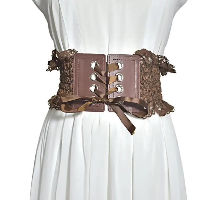 Women's runway fashion elastic lace Cummerbunds female Dress Corsets Waistband Belts decoration wide belt R1387
Women's runway fashion elastic lace Cummerbunds female Dress Corsets Waistband Belts decoration wide belt R1387