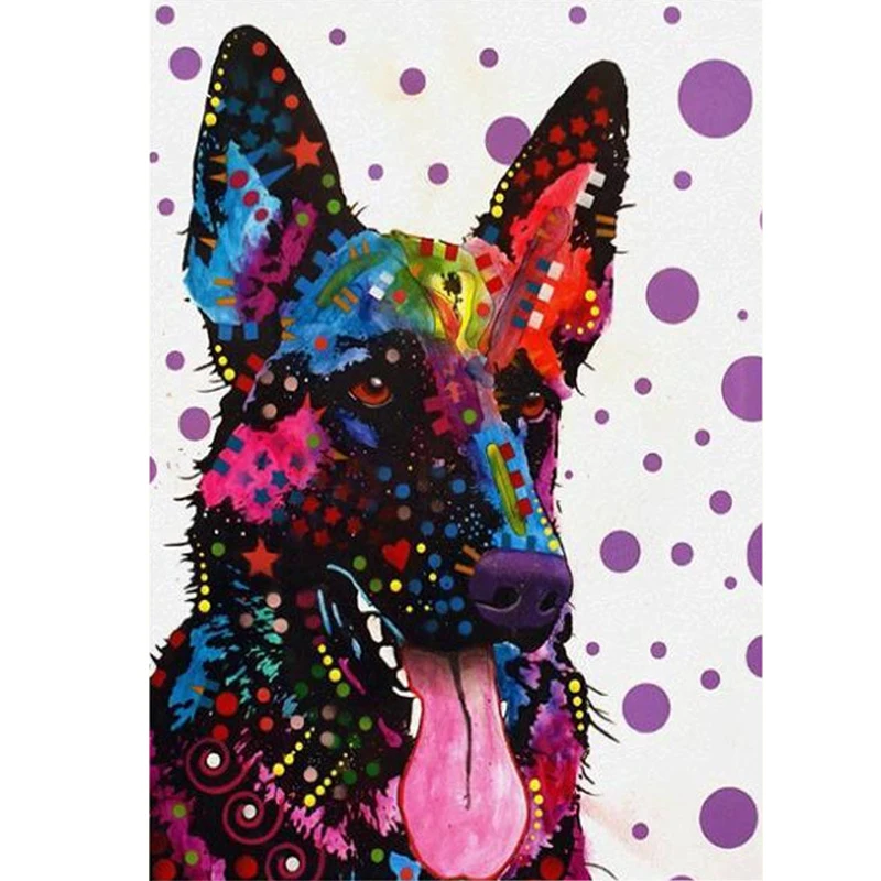 Full Round Diamond Painting 5D DIY Diamond Embroidery Colorful Dog Pattern Cross Stitch Stickers Handmade Needlework
Full Round Diamond Painting 5D DIY Diamond Embroidery Colorful Dog Pattern Cross Stitch Stickers Handmade Needlework