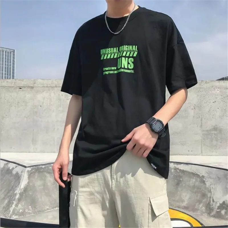 Harajuku T-Shirt Men 2021 Summer Hip Hop T Shirts Cartoon Streetwear Tshirts Short Sleeve Casual Top Cotton
Harajuku T-Shirt Men 2021 Summer Hip Hop T Shirts Cartoon Streetwear Tshirts Short Sleeve Casual Top Cotton
