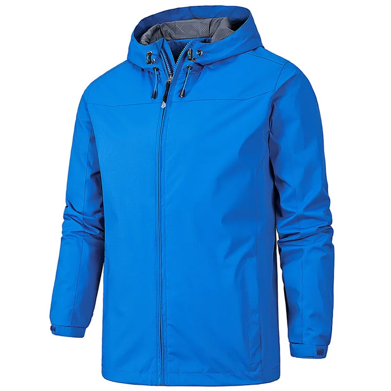 Fashion men jacket Four seasons Windproof waterproof hooded Casual coat mens Solid color Windbreaker New Male thin outerwear 3XL
Fashion men jacket Four seasons Windproof waterproof hooded Casual coat mens Solid color Windbreaker New Male thin outerwear 3XL