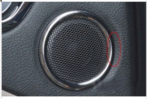 Хромированное стерео-кольцо для динамика, декоративная петля для 2013 FORD Escape / KUGA 
Хромированное стерео-кольцо для динамика, декоративная петля для 2013 FORD Escape / KUGA