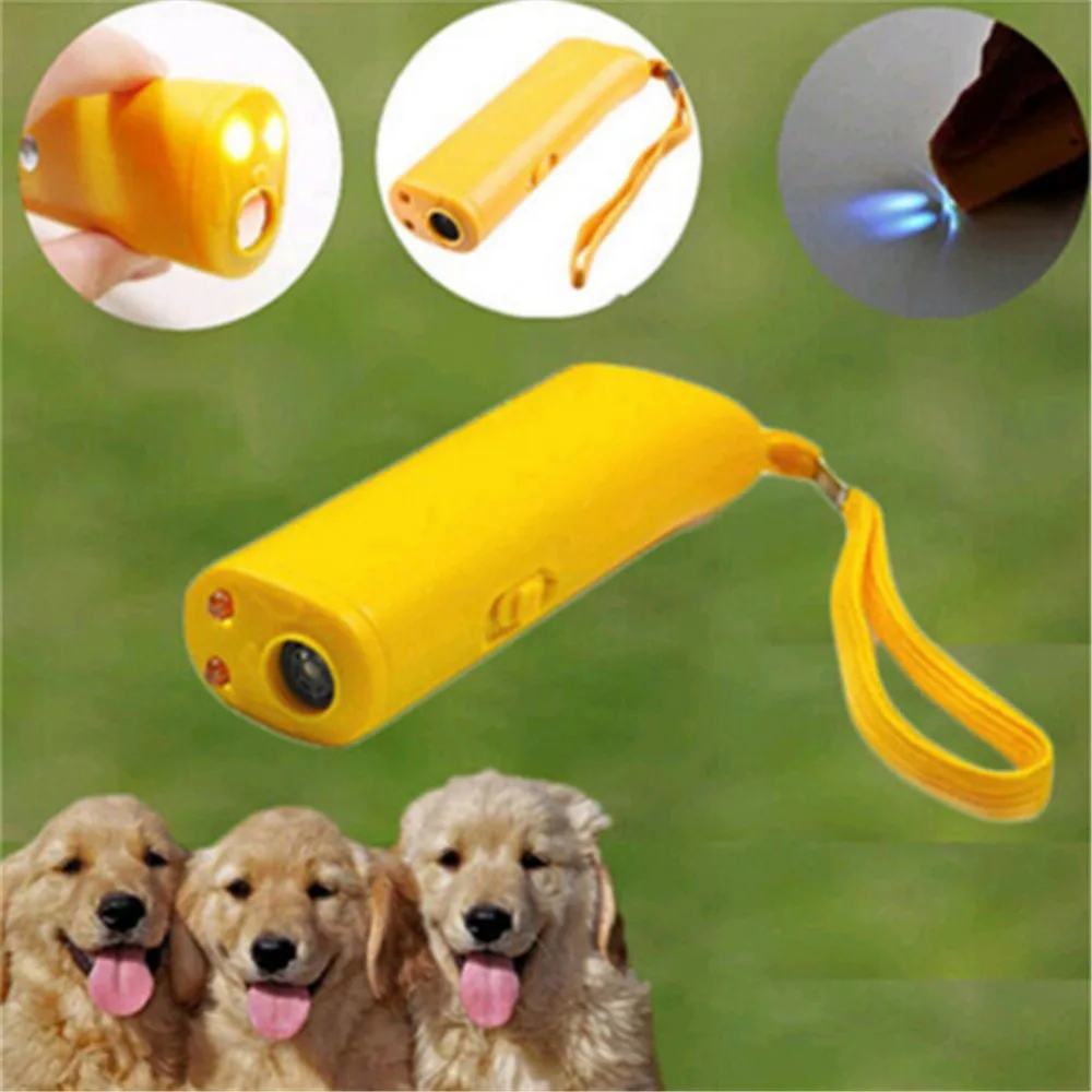 Pet Dog Repeller Anti Barking Stop Bark Training Device Trainer LED Ultrasonic 3 in 1 Anti Barking Ultrasonic Without Battery
Pet Dog Repeller Anti Barking Stop Bark Training Device Trainer LED Ultrasonic 3 in 1 Anti Barking Ultrasonic Without Battery