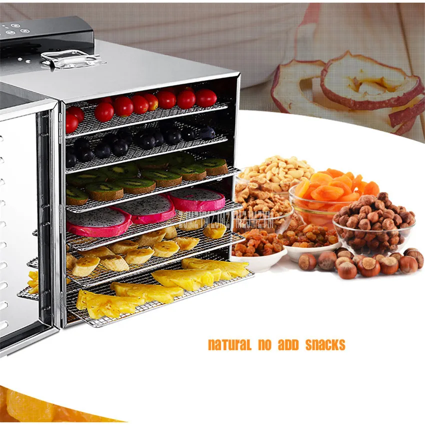 Stainless Steel 6 Layer Intelligent Automatic Food Dehydrator Snack Dehydration Fruit Vegetable Drying Machine Pet Food Dryer
Stainless Steel 6 Layer Intelligent Automatic Food Dehydrator Snack Dehydration Fruit Vegetable Drying Machine Pet Food Dryer