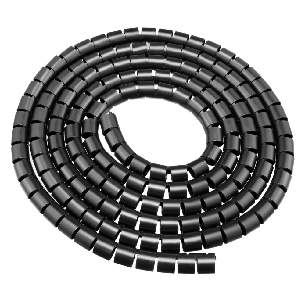 Uxcell 2M/3M 16mm Flexible Spiral Tube Cable Wire Sleeve Organizer Protector Wrap Computer Manage Cord Wire Storage Gray Black
Uxcell 2M/3M 16mm Flexible Spiral Tube Cable Wire Sleeve Organizer Protector Wrap Computer Manage Cord Wire Storage Gray Black