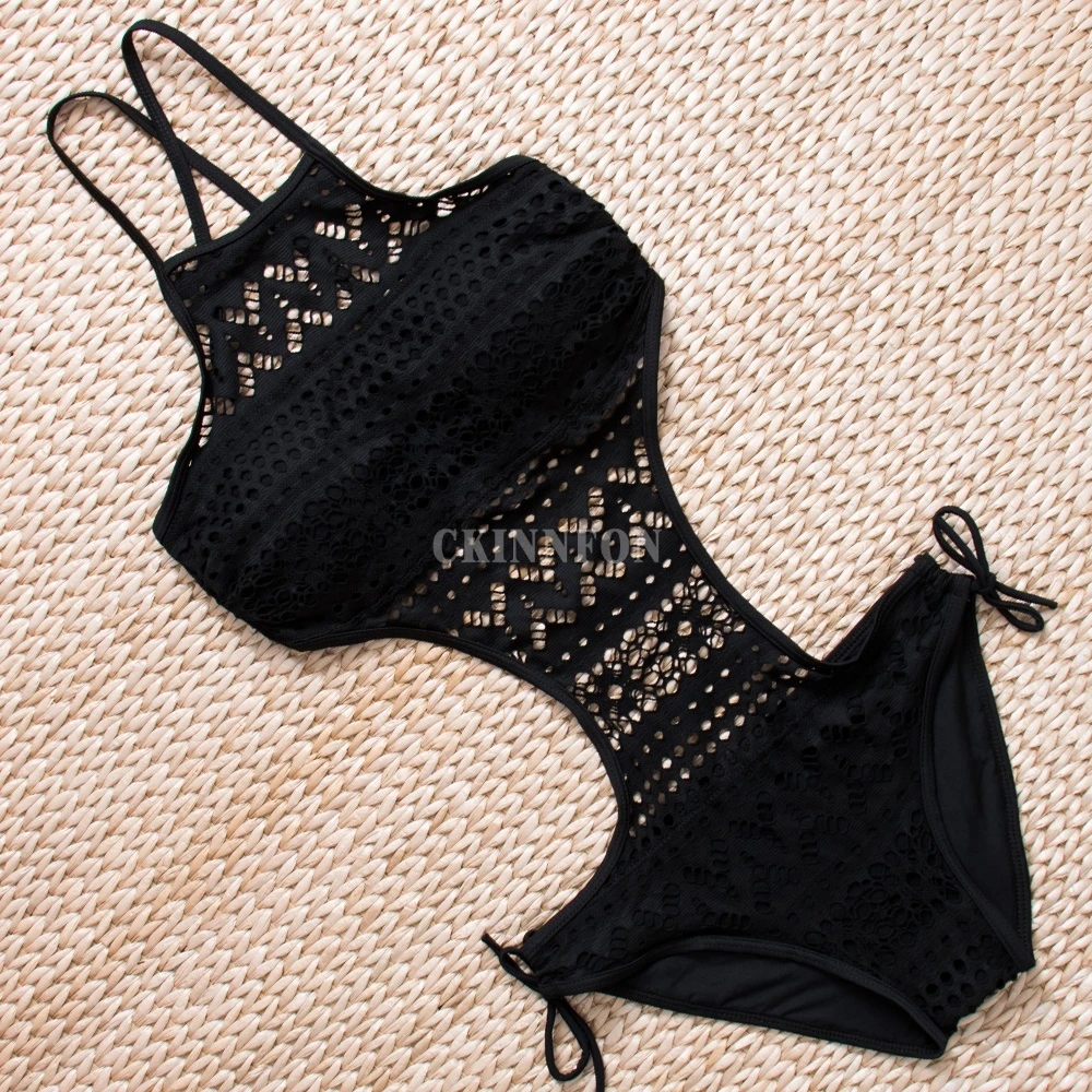 50Pcs/Lot Black One Piece Swim Suits Women Handmade Solid Corchet High Neck Monokini Swimsuits Push Up Bathing Suits
50Pcs/Lot Black One Piece Swim Suits Women Handmade Solid Corchet High Neck Monokini Swimsuits Push Up Bathing Suits