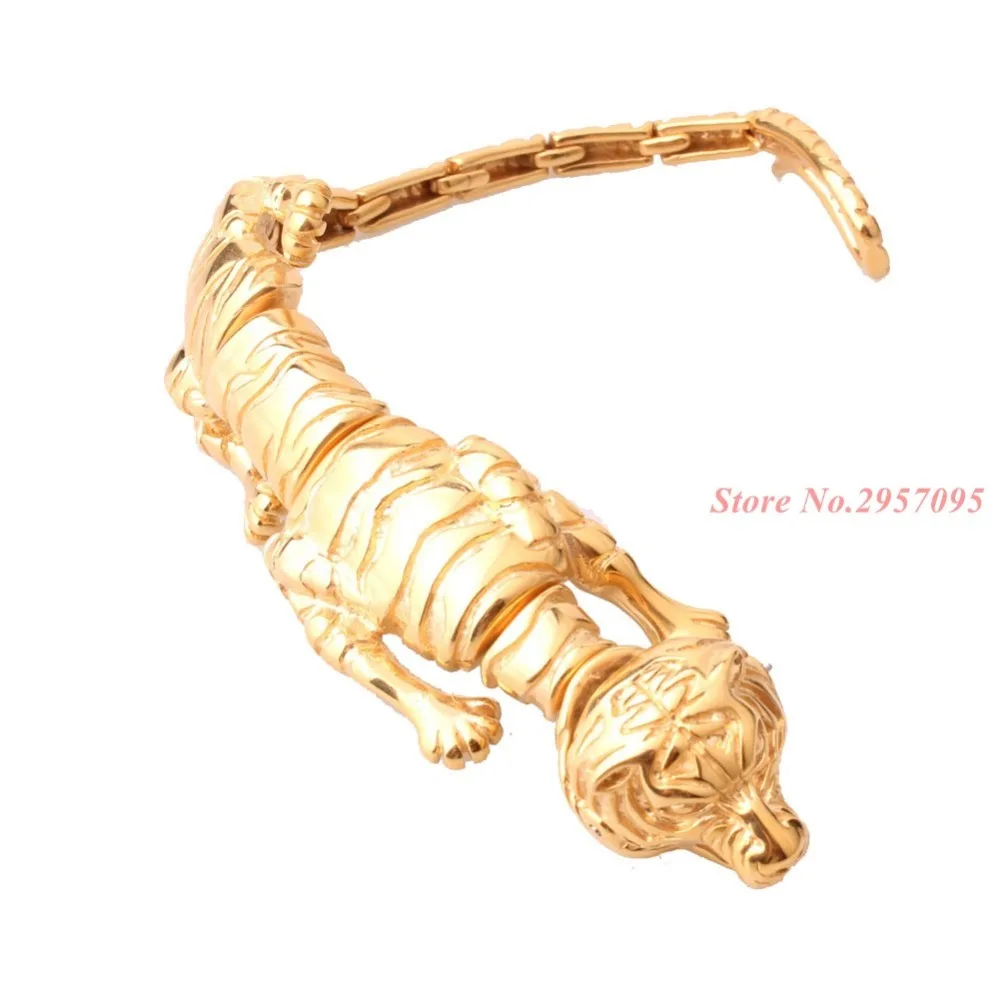 71g High Quality Casting Silver Gold Color Stainless Steel Bracelet Gothic Biker Tiger Chain Bracelet For Best Jewelry
71g High Quality Casting Silver Gold Color Stainless Steel Bracelet Gothic Biker Tiger Chain Bracelet For Best Jewelry