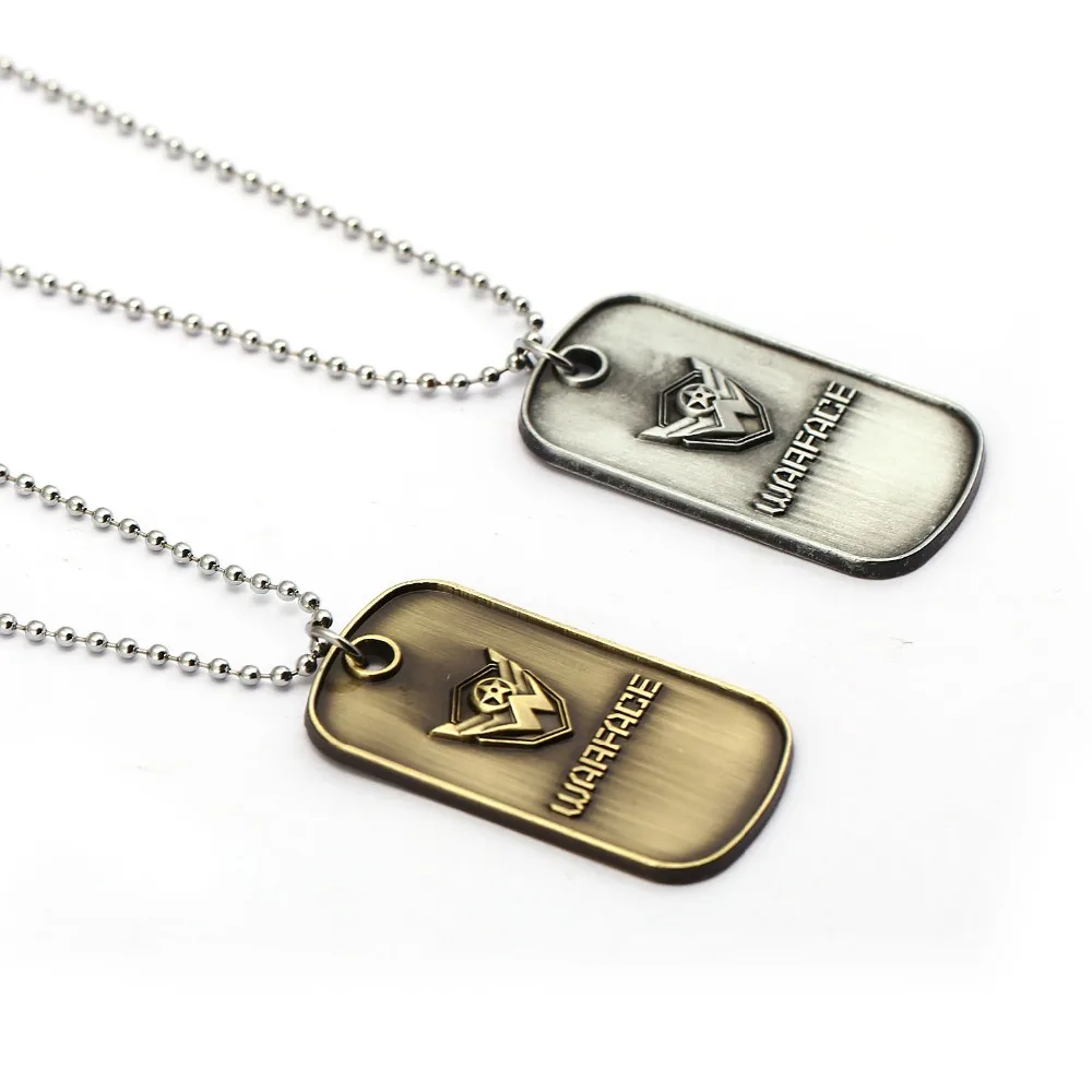 Warface Necklace High Quality Chain Choker Necklace Metal Warface Game Logo Christmas Gift For Boy Men
Warface Necklace High Quality Chain Choker Necklace Metal Warface Game Logo Christmas Gift For Boy Men