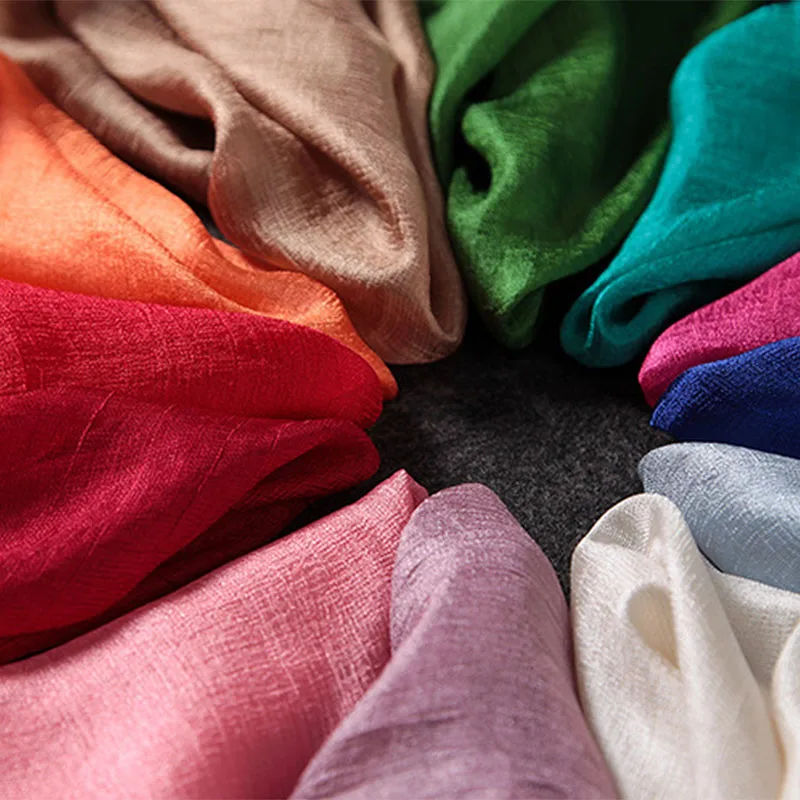 New 185*100cm Pearl Solid Linen Silk Scarf Shawl Autumn Winter Scarf Women Beautiful Scarves warp Echarpes Foulards Femme
New 185*100cm Pearl Solid Linen Silk Scarf Shawl Autumn Winter Scarf Women Beautiful Scarves warp Echarpes Foulards Femme