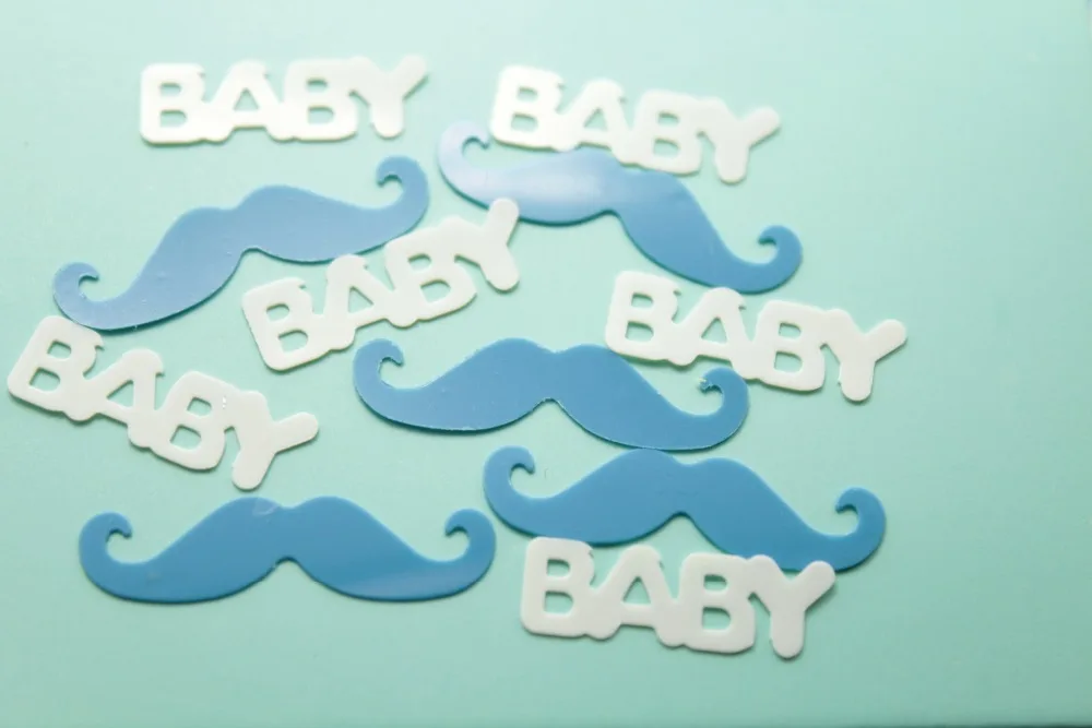 50g Newborn Baby Shower table decoration scatter black mustache white baby shape mixture FOIL Confetti supplies
50g Newborn Baby Shower table decoration scatter black mustache white baby shape mixture FOIL Confetti supplies