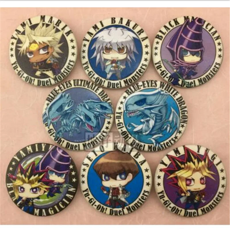Набор значков темного волшебника Yugioh YU Gi OH Bakura Ryou ATEM Marik Yugi сэто Кайба 2019|Броши| |