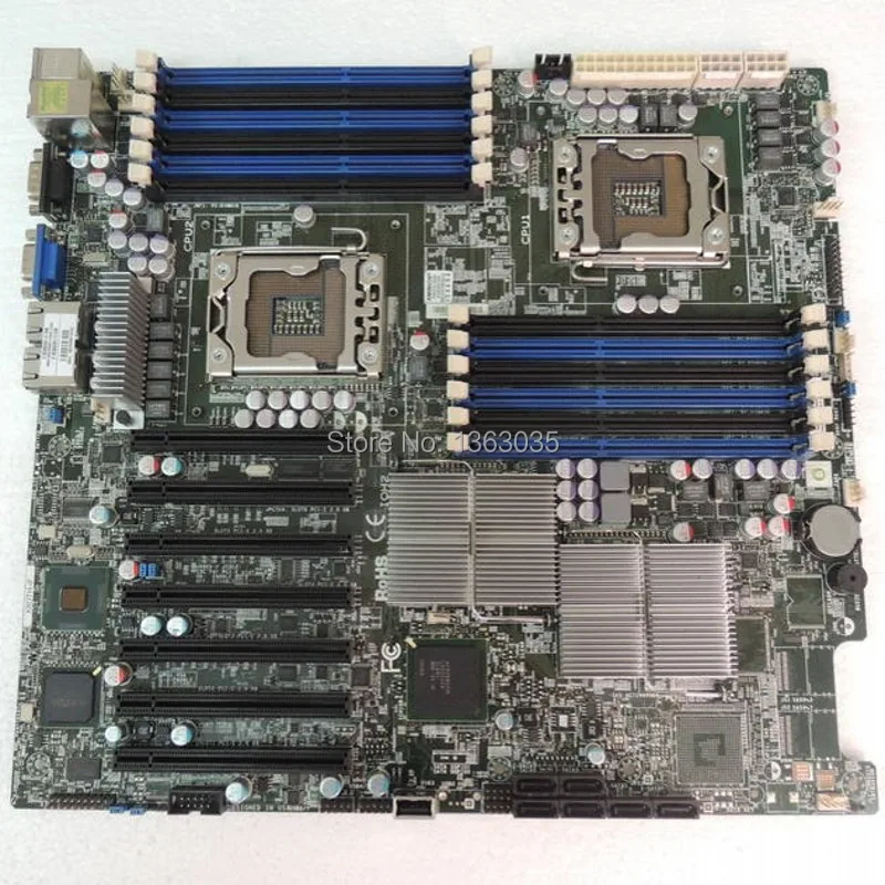Семейная Серверная материнская плата 7 * PCI E LGA 1366 протестирована|server motherboard|lga