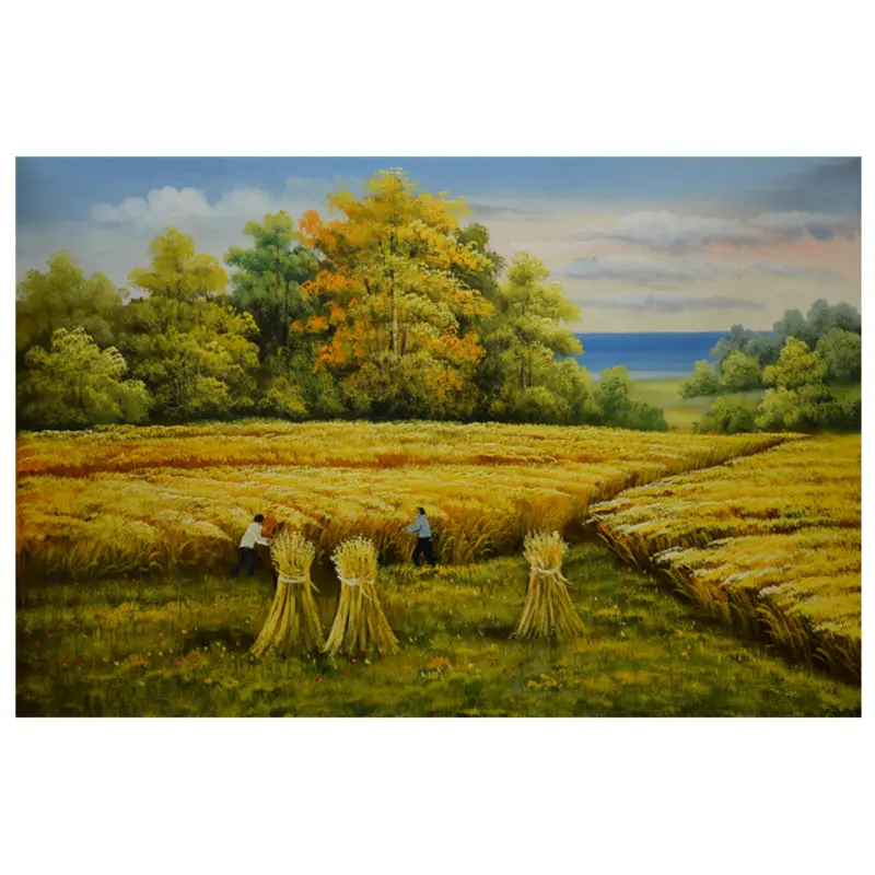 Hand painted Canvas Paintings Landscape Golden Paddy Wall Art Picture for Living room Modern Oil Paintings
Hand painted Canvas Paintings Landscape Golden Paddy Wall Art Picture for Living room Modern Oil Paintings