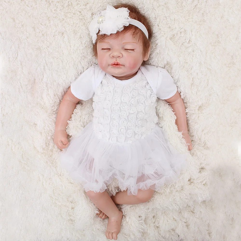Bebe reborn bonecas 20 "50 см супер настоящие силиконовые куклы baby alive girl princess BJD doll brinquedos |