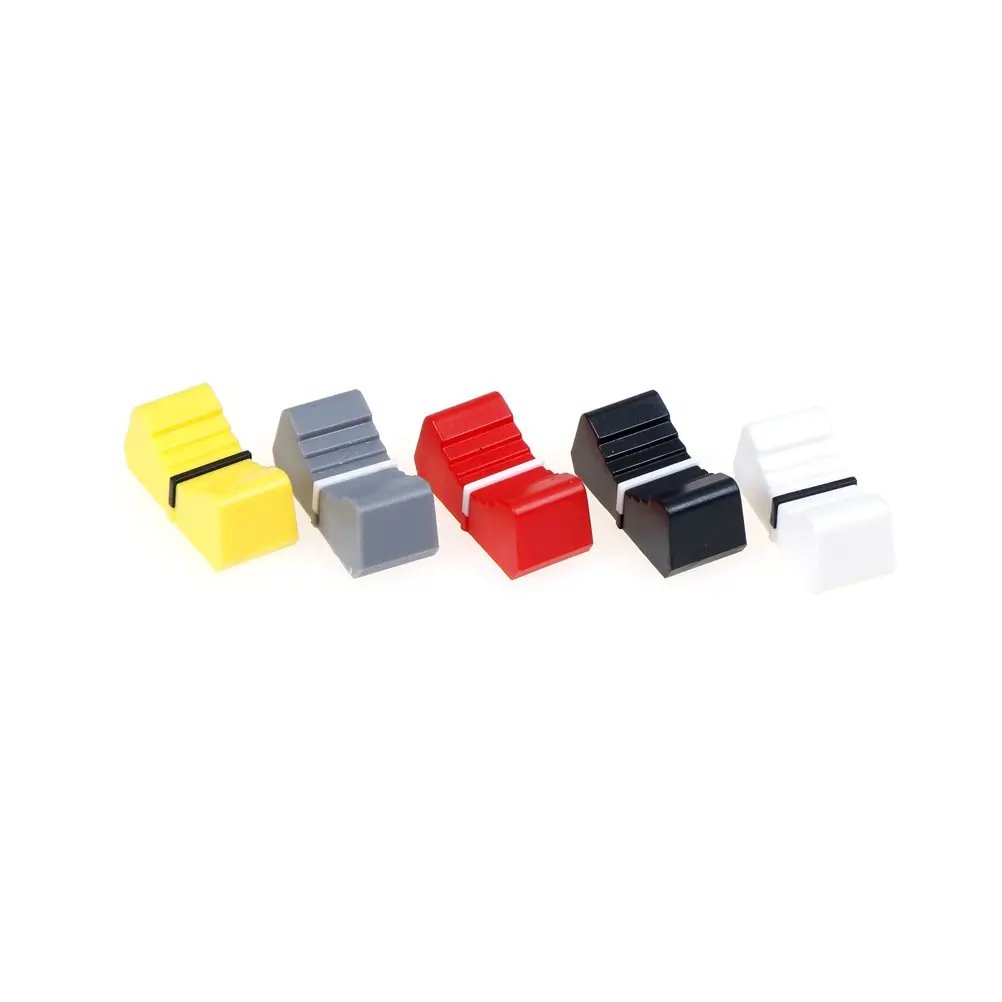 NEW 10pcs 8mm Fader Knob Cap Touch Sensitive Slider Ribbed Mixer Desk Switch Knob Cap
NEW 10pcs 8mm Fader Knob Cap Touch Sensitive Slider Ribbed Mixer Desk Switch Knob Cap