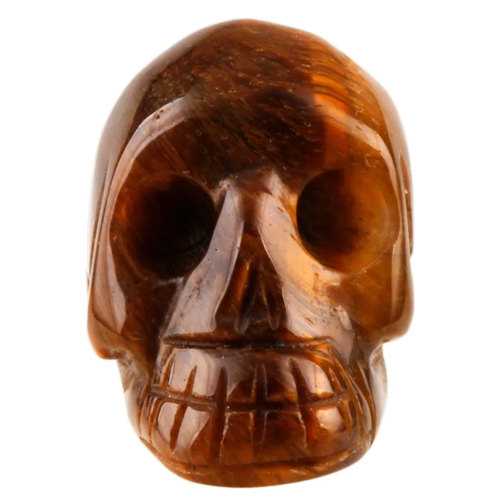 TUMBEELLUWA Tiger's Eye Stone Carved Skull Statue Healing Reiki Pocket Figurine Specimen
TUMBEELLUWA Tiger's Eye Stone Carved Skull Statue Healing Reiki Pocket Figurine Specimen