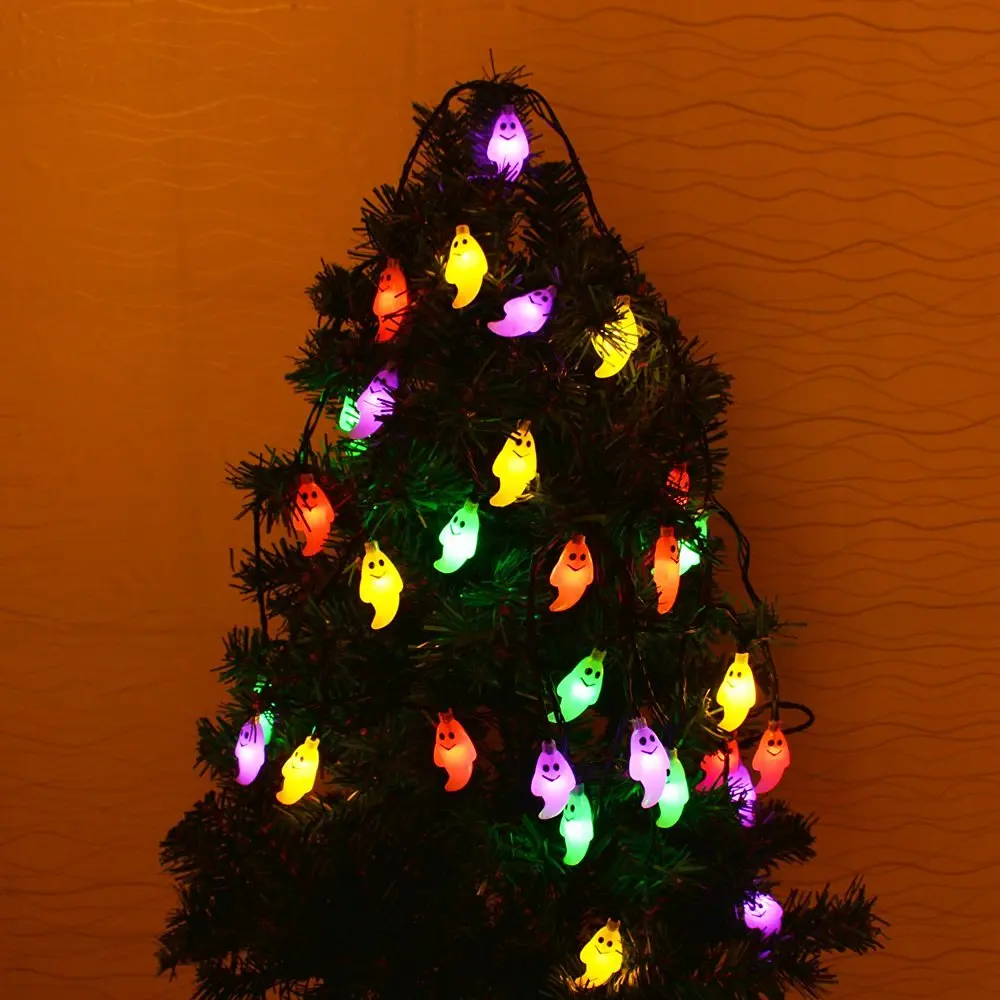 Halloween Decoartion 3D Ghost 30 LED Solar Powered 600CM Holiday RGB Waterproof Night String Lights Strip Props Accessories Lamp
Halloween Decoartion 3D Ghost 30 LED Solar Powered 600CM Holiday RGB Waterproof Night String Lights Strip Props Accessories Lamp