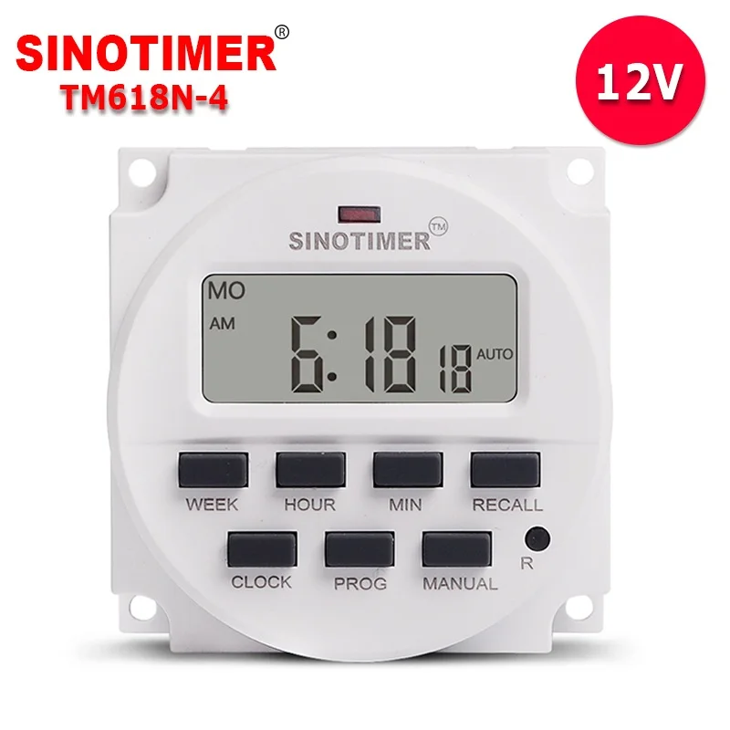 Energy Saving Time Controller AC DC 12V Weekly Programmable 24 hrs Timer Switch with UL Listed Relay Inside and CE Standard
Energy Saving Time Controller AC DC 12V Weekly Programmable 24 hrs Timer Switch with UL Listed Relay Inside and CE Standard