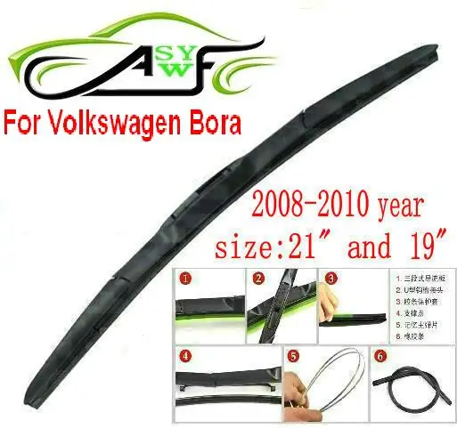 Free shipping car windshield wiper blade for Volkswagen vw Bora 2008-2010 year 21" 19" Natural Rubber Car Wiper,Car Accessory/
Free shipping car windshield wiper blade for Volkswagen vw Bora 2008-2010 year 21" 19" Natural Rubber Car Wiper,Car Accessory/