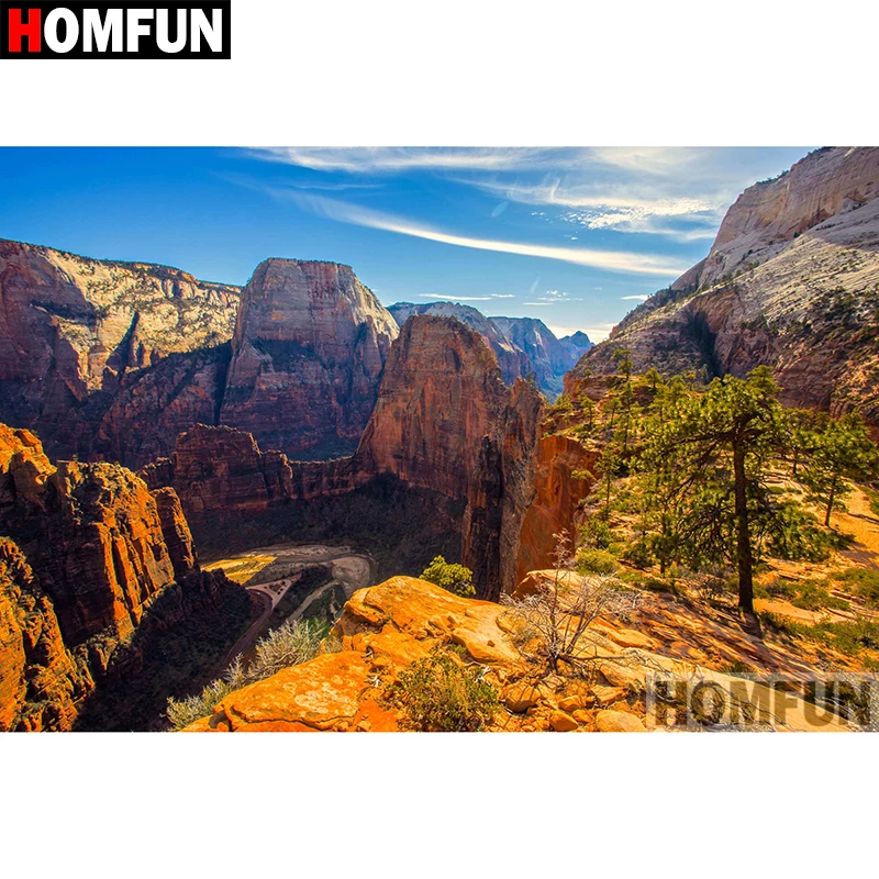 HOMFUN 5D DIY Diamond Painting Full Square/Round Drill "Mountain scenery" Embroidery Cross Stitch gift Home Decor Gift A08364
HOMFUN 5D DIY Diamond Painting Full Square/Round Drill "Mountain scenery" Embroidery Cross Stitch gift Home Decor Gift A08364