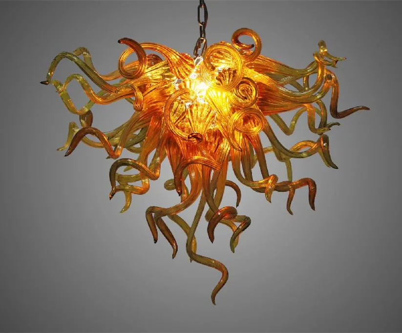 Amber Glass Chandelier for Home Decoration Energy Saving Light Source Cheap Style Hand Blown Glass Cheap Chandelier
Amber Glass Chandelier for Home Decoration Energy Saving Light Source Cheap Style Hand Blown Glass Cheap Chandelier