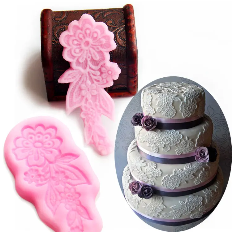Luyou 1PCS Flowers Shape Silicone Lace Cake Mold Fondant Mold, Jelly,Candy, Chocolate soap Mold, Cake Decorating Bakeware FM1087
Luyou 1PCS Flowers Shape Silicone Lace Cake Mold Fondant Mold, Jelly,Candy, Chocolate soap Mold, Cake Decorating Bakeware FM1087