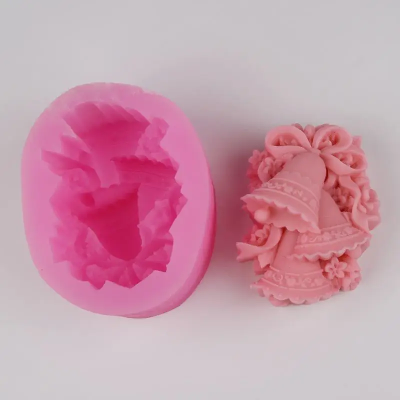 Craft Gift Soap Mold 3D Bell Making Handmade Silicone Soap Molds for Cake Chocolate
Craft Gift Soap Mold 3D Bell Making Handmade Silicone Soap Molds for Cake Chocolate