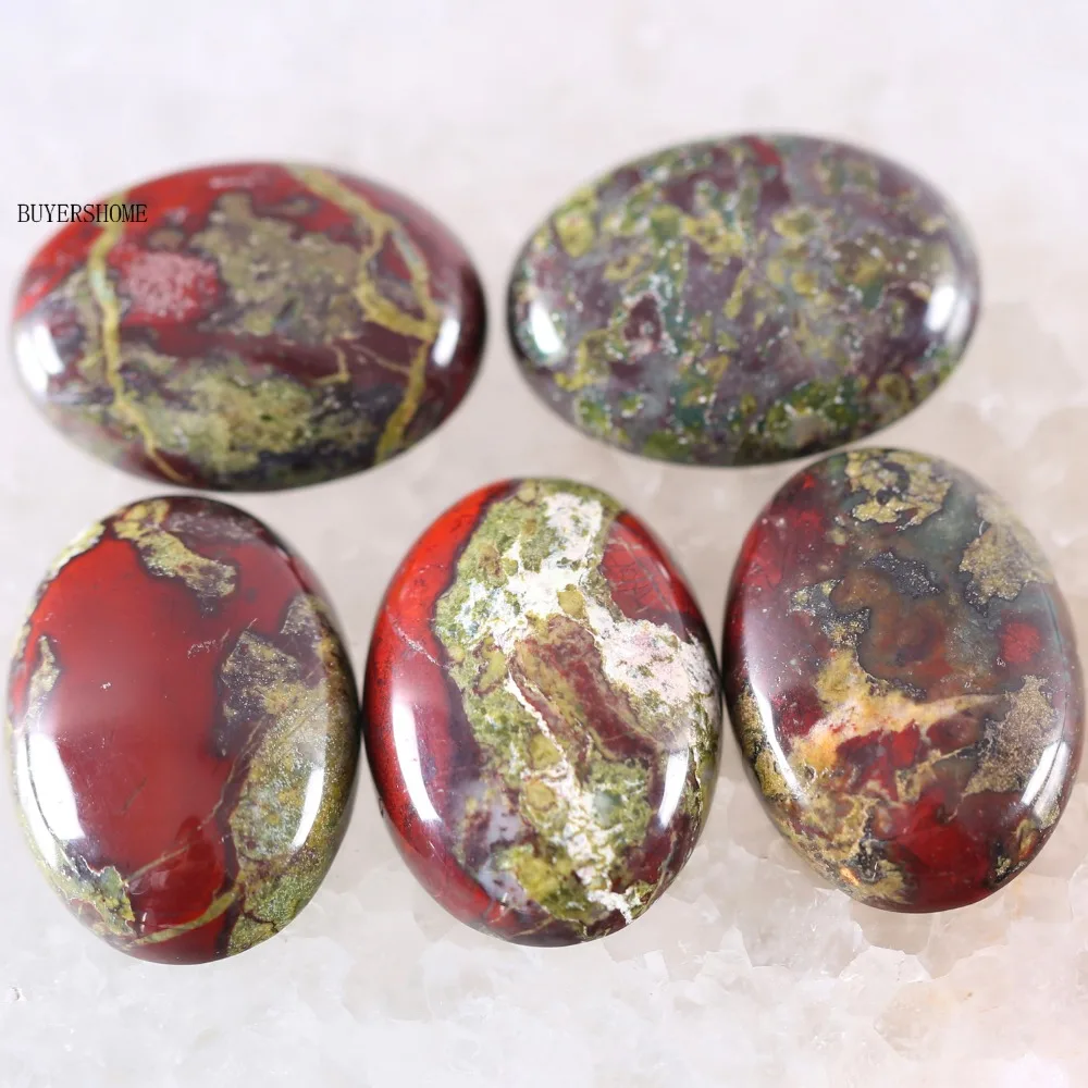 18x25MM Oval Natural Stone Bead Red Dragon Blood Stone CAB Cabochon For Jewelry Making DIY Bracelet Necklace 5Pcs K574
18x25MM Oval Natural Stone Bead Red Dragon Blood Stone CAB Cabochon For Jewelry Making DIY Bracelet Necklace 5Pcs K574