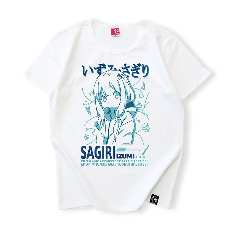 Summer Japanese Eromanga Sensei Women Men T Shirts Cartoon Printing Short Sleeve Tee Shirt Tshirt Casual Round Neck T-shirt
Summer Japanese Eromanga Sensei Women Men T Shirts Cartoon Printing Short Sleeve Tee Shirt Tshirt Casual Round Neck T-shirt