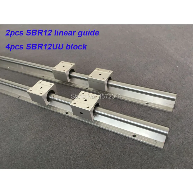 2pcs SBR12 12mm linear rail 600mm 650 700 750 800 850 900 1000mm linear guide with 4pcs SBR12UU block cnc router part
2pcs SBR12 12mm linear rail 600mm 650 700 750 800 850 900 1000mm linear guide with 4pcs SBR12UU block cnc router part
