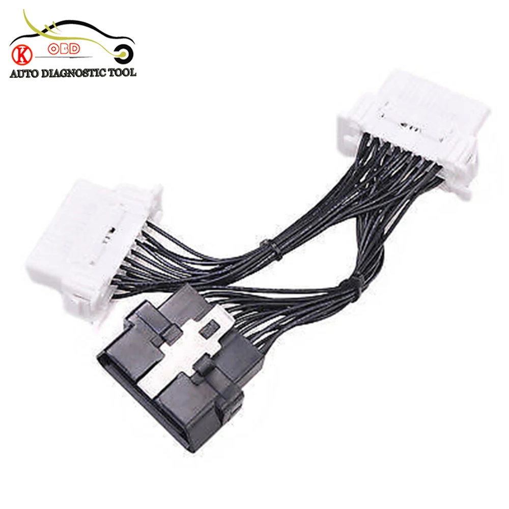 16Pin Splitter Extension OBD2 OBDII 1 TO 2 J1962 Y Cable Female 16Pin Splitter Extension Auto Car Connector Diagnostic Tool
16Pin Splitter Extension OBD2 OBDII 1 TO 2 J1962 Y Cable Female 16Pin Splitter Extension Auto Car Connector Diagnostic Tool