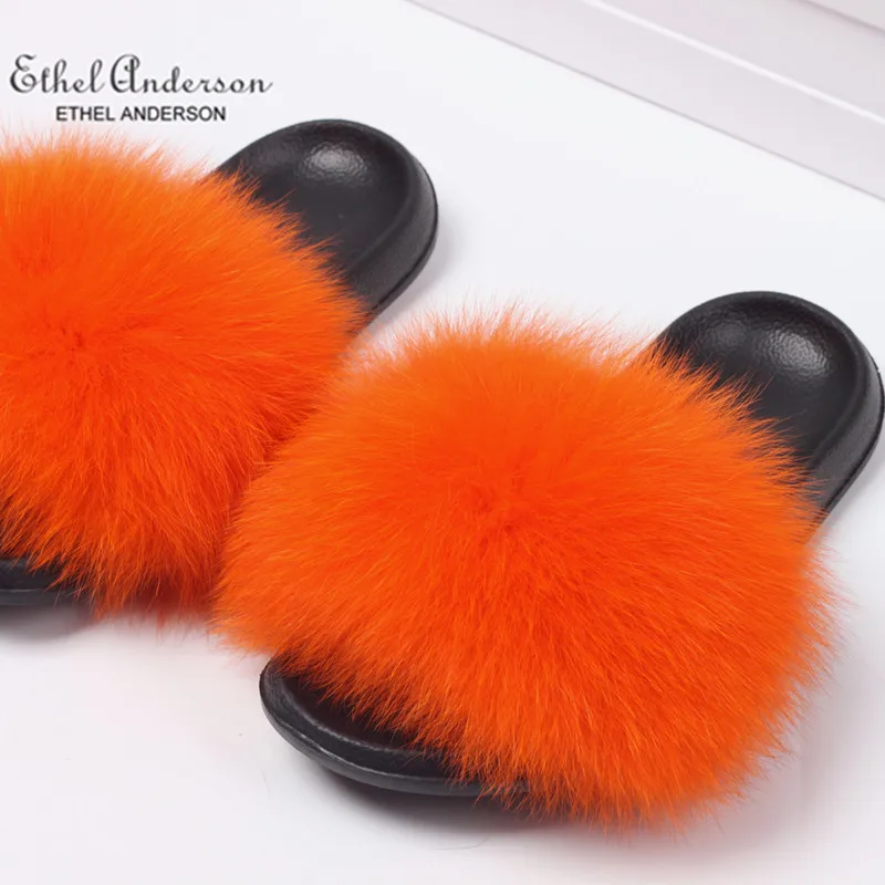 2021 Ethel Anderson Real Fox Fur Slippers Slides Vogue Summer Extra Large Fur Flip Flop Holiday Sandals Plus Size Shoes
2021 Ethel Anderson Real Fox Fur Slippers Slides Vogue Summer Extra Large Fur Flip Flop Holiday Sandals Plus Size Shoes