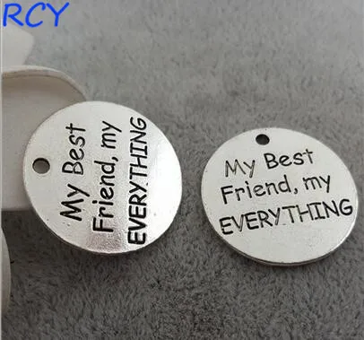 Top Quality 5 Pieces/lot 25mm Letter Engraved My best friend,my everything charm family charms word charms for diy
Top Quality 5 Pieces/lot 25mm Letter Engraved My best friend,my everything charm family charms word charms for diy