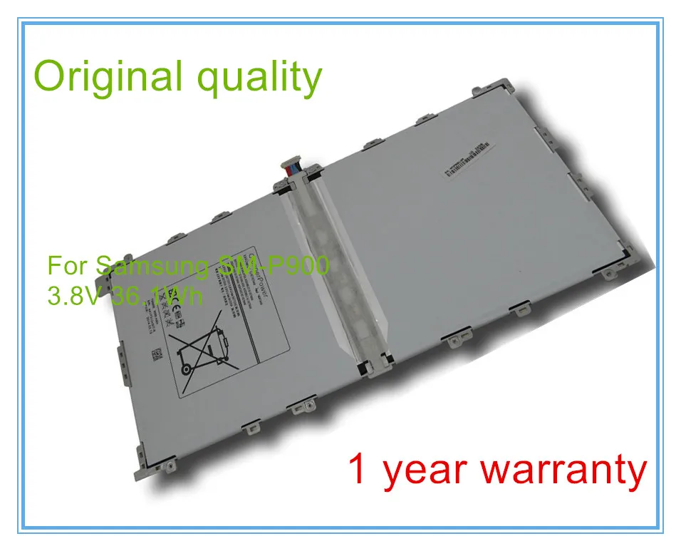 Аккумулятор T9500C для Pro 12,2, P900, SM-P900, T9500C, T9500E, T9500U, 3,8 в, 9500 мА · ч
Аккумулятор T9500C для Pro 12,2, P900, SM-P900, T9500C, T9500E, T9500U, 3,8 в, 9500 мА · ч