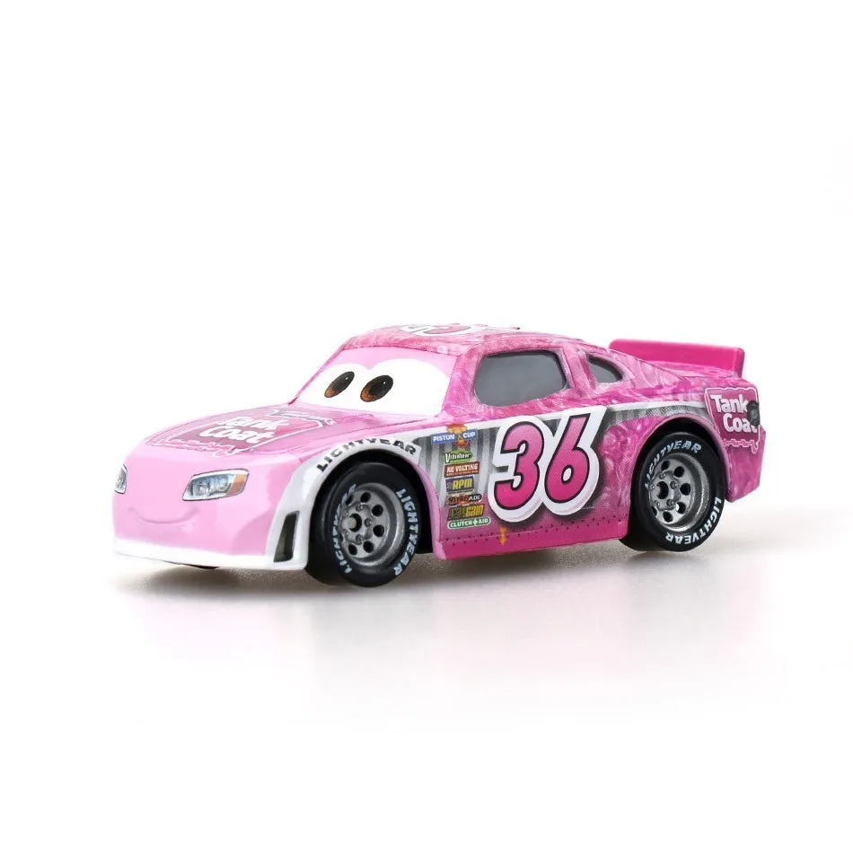 

Disney Pixar Cars 3 New Lightning Mcqueen Jackson Storm Smokey Diecast Metal Pink Car Model Birthday Gift Toy For Kid Boy