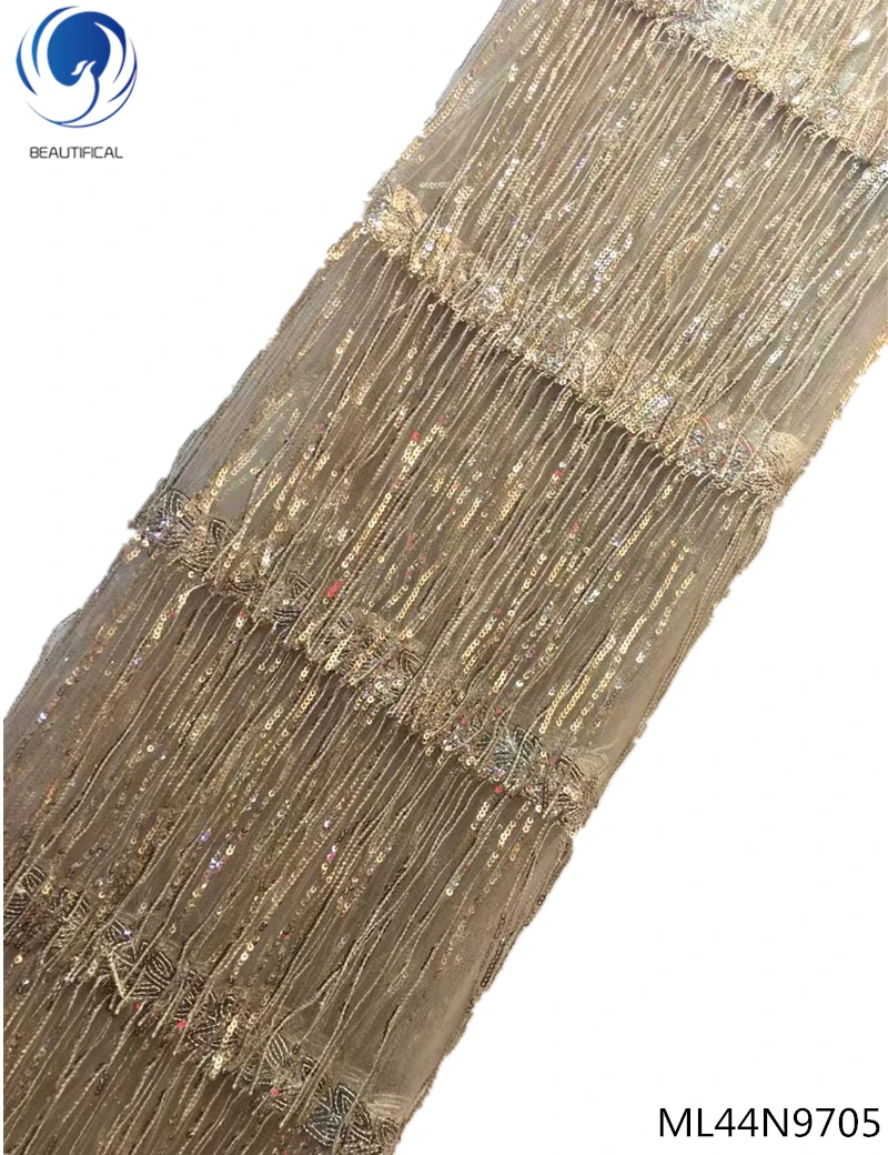 BEAUTIFICAL gold african tulle lace fabric french sequins lace free shipping wholesale tassel net lace fabric 5yards ML44N97
BEAUTIFICAL gold african tulle lace fabric french sequins lace free shipping wholesale tassel net lace fabric 5yards ML44N97