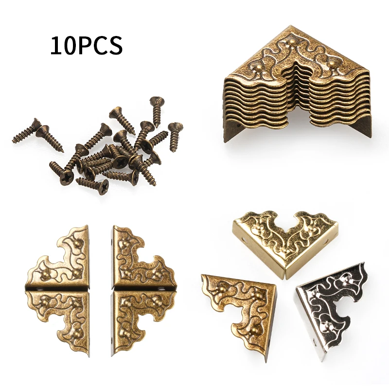 2022 NEW 10Pcs 25mm Antique Furniture Metal Crafts Jewelry Box Corner Foot Wooden Case Corner Protector Decorative Corner set
2022 NEW 10Pcs 25mm Antique Furniture Metal Crafts Jewelry Box Corner Foot Wooden Case Corner Protector Decorative Corner set