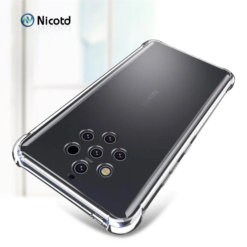 Чехлы для Nokia 9 puобзор 3 2 6 5 4 8 задняя крышка 1 7 plus X6 Coque полная защита 360